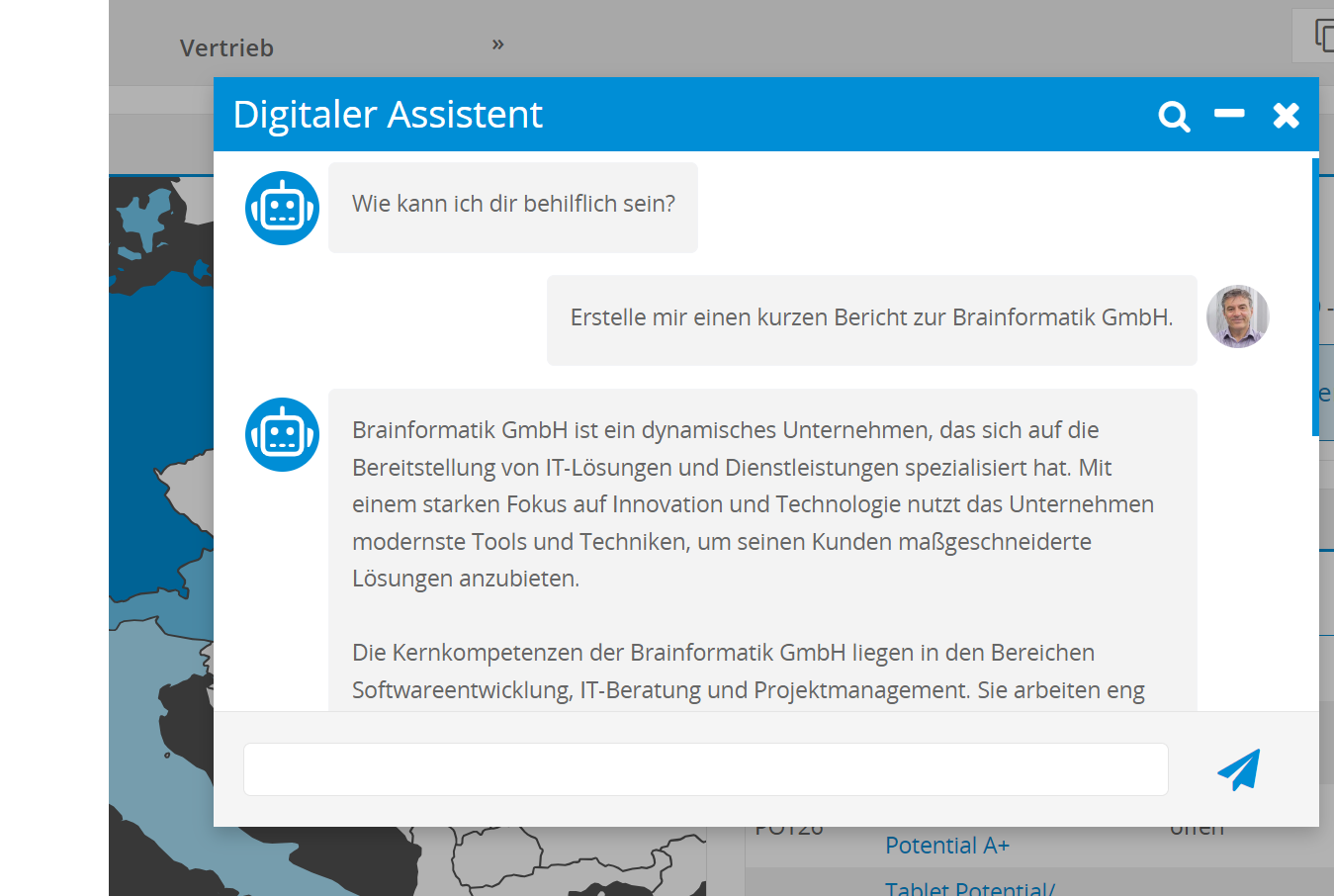 Recherche in Sekunden