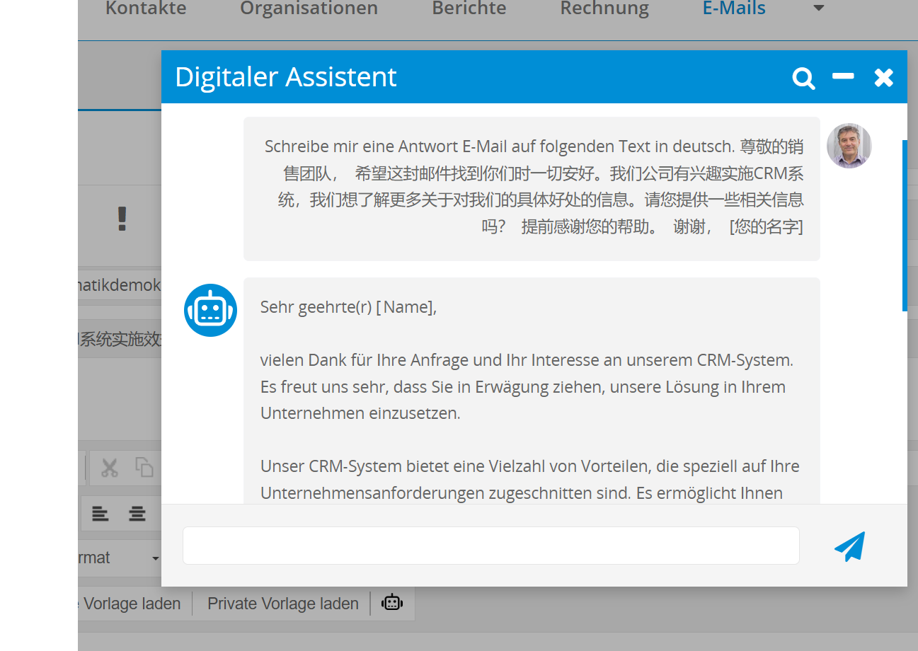 Komplette E-Mail Texte erstellen lassen