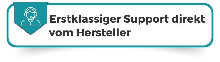 E-Rechnung Software Lösung Vorteil Support direkt vom Hersteller