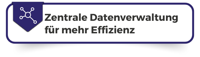 E-Rechnung Software Lösung Vorteil zentrale Datenverwaltung